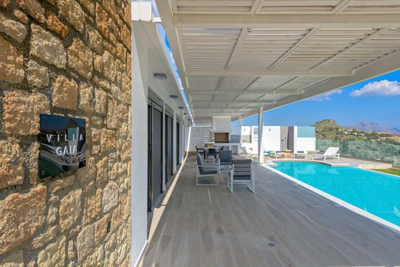 Villa Gaia Lindos  Ngoại thất bức ảnh
